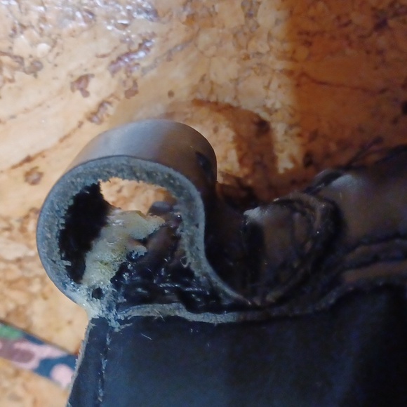 Dr. Martens Vintage Made In England 6 Hole Short Leather Boots Women's Size 8.5 - Picture 11 of 12